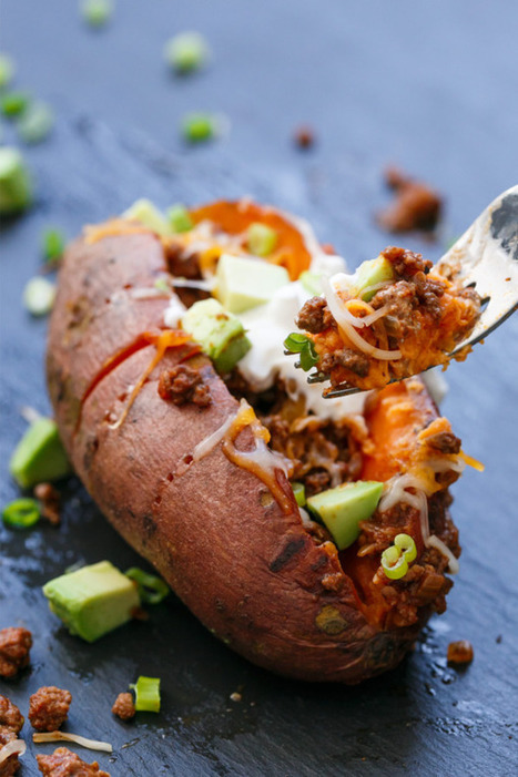 Taco-Stuffed Sweet Potatoes | Passion for Cooking | Scoop.it