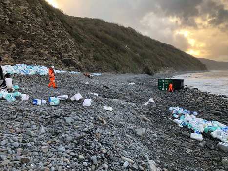 Lost Container Incident in Bristol Channel, England / 28.10.2020 | Pollution accidentelle des eaux (+ déchets plastiques) | Scoop.it