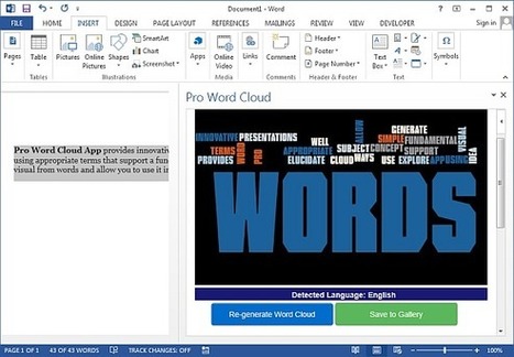 Create Word Clouds in Word And PowerPoint With Word Cloud App | PowerPoint Presentation | Distance Learning, mLearning, Digital Education, Technology | Scoop.it
