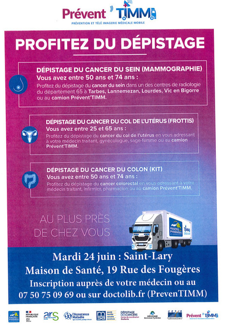 Dépistage santé à Saint-Lary Soulan le 24 juin | Vallées d'Aure & Louron - Pyrénées | Scoop.it