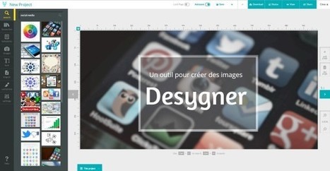 Desygner : créer des images optimisées pour les réseaux sociaux, les publicités, les emails... | -thécaires... | Avenir des Bibliothèques | Outils de Veille & de Curation | Scoop.it