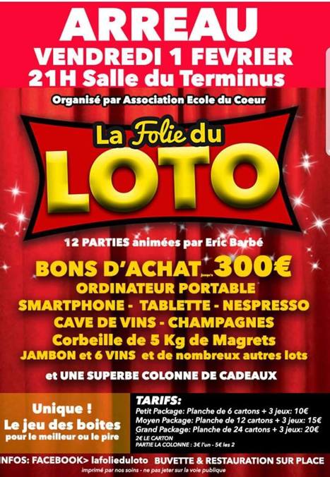 Loto à Arreau le 1er février | Vallées d'Aure & Louron - Pyrénées | Scoop.it