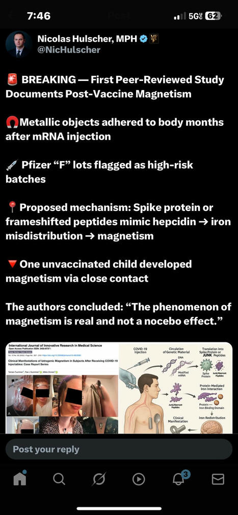 Well, David is right….#NicolasHulscher is pushing lies, misinformation and disinformation. | Jocelyn M. | Hésitations Vaccinales: Observatoire HESIVAXs | Scoop.it