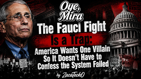 The Fauci Fight Is a Trap: America Wants One Villain So It Doesn&rsquo;t Have to Confess the System Failed. | Anne Stoll | H&eacute;sitations Vaccinales: Observatoire HESIVAXs | Scoop.it