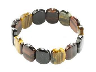 Bracelet en Oeil de Tigre, Oeil de Faucon et Oeil de Taureau | Pouvoir des Pierres | Scoop.it