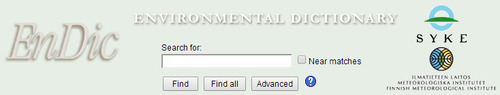 (MULTI) – Environmental Dictionary | MOT – 📚 Glossarissimo!