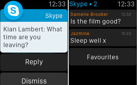 Skype para iOS se hace compatible con el Apple Watch en la última actualización | Programación Web desde cero | Scoop.it