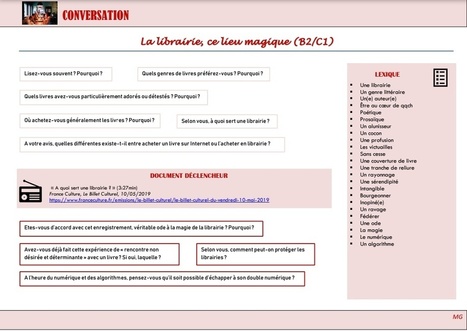 La librairie, ce lieu magique (B2/C1) | FLEursdeFLE | Scoop.it