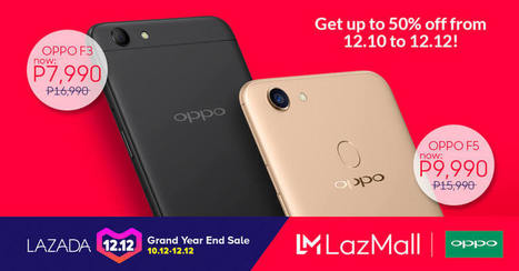 OPPO to offer up to 50% discounts on select smartphones at Lazada 12.12 sale | Gadget Reviews | Scoop.it