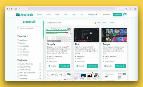 Directorio de herramientas y recursos gratuitos: Mr. Free Tools | TIC & Educación | Scoop.it