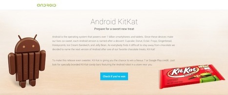 Android Kit Kat est la prochaine version de l’OS mobile de Google ! | BlogNT | LaLIST Veille Inist-CNRS | Scoop.it