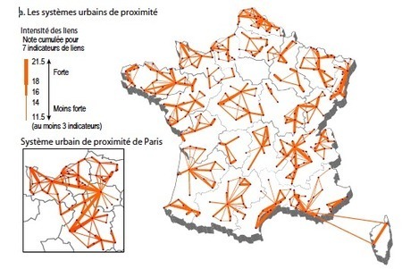 Lire la France en 26 systèmes urbains de proximité | Ordenación del Territorio | Scoop.it