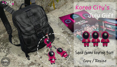 Squid Game Key Ring Set July 2025 Group Gift by Korea City | Teleport Hub - Second Life Freebies | Teleport Hub | Scoop.it