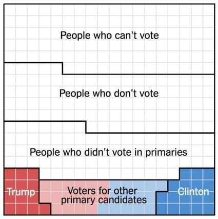 Very Few Americans Nominated Trump and Clinton - Cool Infographics | Public Relations & Social Marketing Insight | Scoop.it