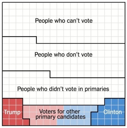 Very Few Americans Nominated Trump and Clinton - Cool Infographics | Public Relations & Social Marketing Insight | Scoop.it
