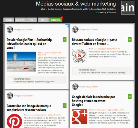 5 Outils pour vous Lancer dans la Curation de Contenus Web | Scoop.it on the Web (FR) | Scoop.it