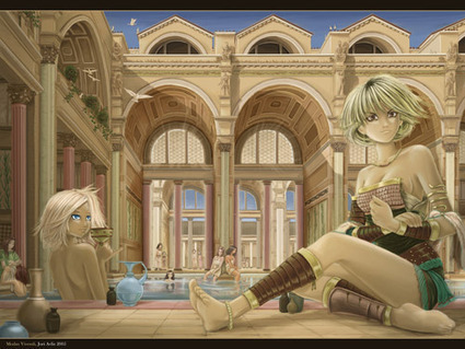 Des personnages de manga dans les thermes de Caracalla ? | Salvete discipuli | Scoop.it