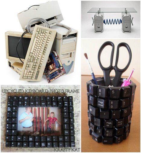 Easy Ideas to Recycled & Reuse Old Computer Parts | 1001 Recycling Ideas ! | Scoop.it