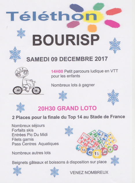 Téléthon à Bourisp le 9 décembre | Vallées d'Aure & Louron - Pyrénées | Scoop.it