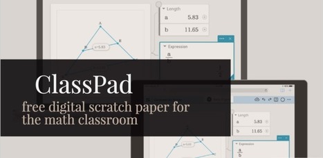 Class Pad: Free digital scratch paper for the math classroom – via Kelly Tenkely | iGeneration - 21st Century Education (Pedagogy & Digital Innovation) | Scoop.it