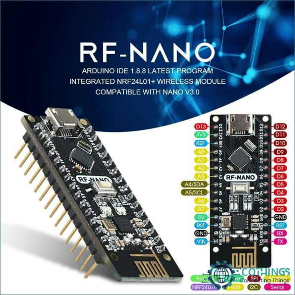 Module sans fil RF Arduino Nano intégr&e...
