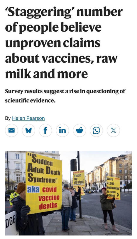 More than two-thirds of the public believe at least one false or unproven health claim &mdash; such as the idea that taking paracetamol during pregnancy causes autism &mdash; a new survey finds. The results hi... | H&eacute;sitations Vaccinales: Observatoire HESIVAXs | Scoop.it