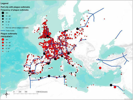 Le rôle majeur des grandes routes commerciales dans la circulation de la peste en Europe entre 1347 et 1760 | EntomoNews | Scoop.it