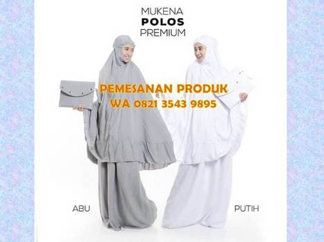 Mukena Anak Warna Putih Polos