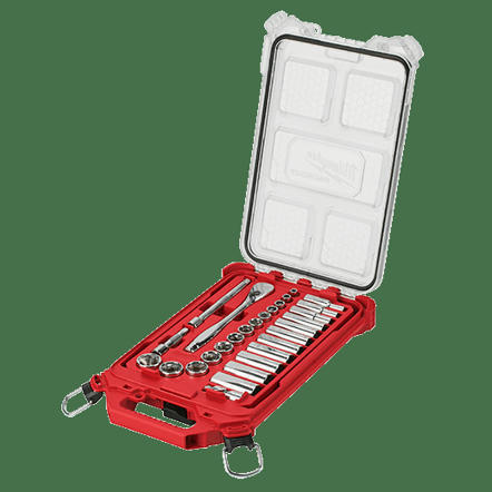 3/8” Drive Low-Profile PACKOUT™ Ratchet & Socket Set (28pc) • | Tile Cutters | Scoop.it