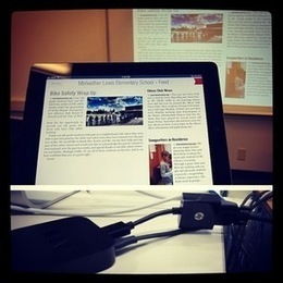 iPad: Wireless Projection with an AppleTV and a VGA Projector at timlauer.org | TechTalk | Scoop.it