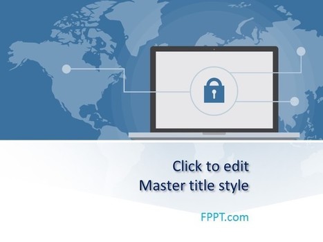 Free Security PowerPoint Template | Distance Learning, mLearning, Digital Education, Technology | Scoop.it