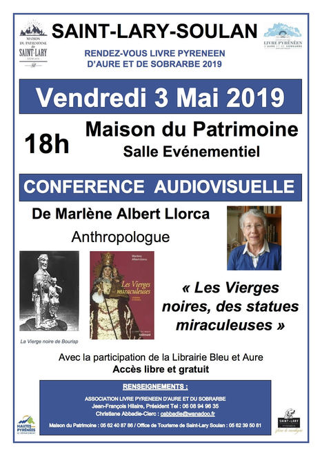 Conférence sur les statues de Vierges noires à Saint-Lary Soulan le 3 mai | Vallées d'Aure & Louron - Pyrénées | Scoop.it