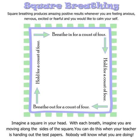 Anxiety coping mechanism: square breathing | CALM | Scoop.it
