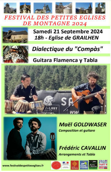 Concert de Guitare Flamenca et Tabla à Grailhen le 21 septembre | Vallées d'Aure & Louron - Pyrénées | Scoop.it