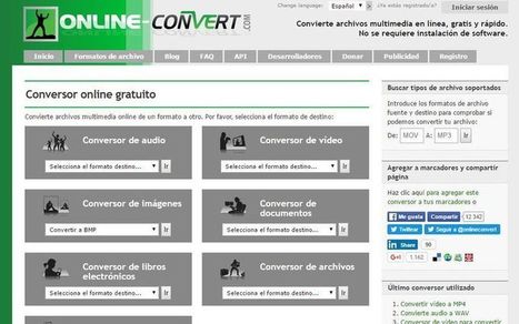 online-ConVert: conversor online para todo tipo de archivos | TIC & Educación | Scoop.it