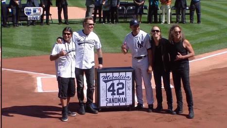 Metallica Played "Enter Sandman" to Honor Mariano Rivera at Yankee Stadium | Mariano Rivera | Scoop.it