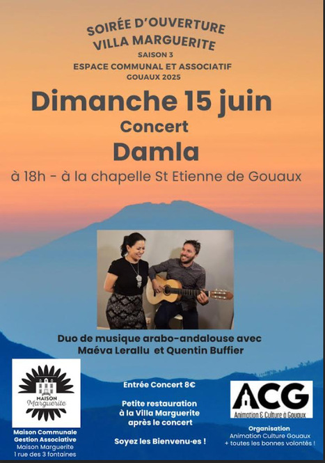 Concert de musique arabo-andalouse à Gouaux le 15 juin | Vallées d'Aure & Louron - Pyrénées | Scoop.it