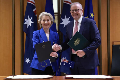L&rsquo;UE et l&rsquo;Australie c&eacute;l&egrave;brent un accord, les agriculteurs europ&eacute;ens en col&egrave;re | Gouvernance - Veille quotidienne | Scoop.it