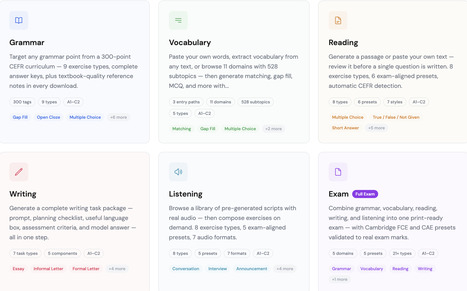 &mdash; AI ESL and EFL Worksheet & Exam Generator | Education 2.0 & 3.0 | Scoop.it
