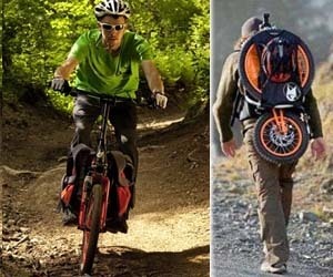 foldable bike backpack