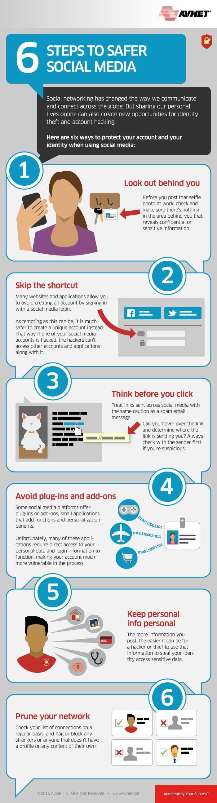 6 Steps to Safer Social Media [Infographic] S...