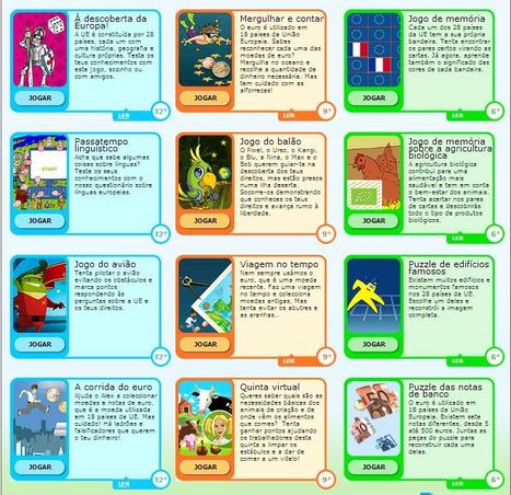 Jogos e passatempos sobre a EUROPA - Uni&atilde;o Europeia | A BRINCAR TAMB&Eacute;M SE APRENDE | Scoop.it