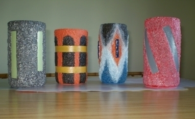 Floreros de vidrio y arena, enviados por Abel - Las Manualidades | A bit of everything | Scoop.it