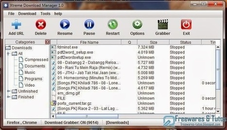 Xtreme Download Manager : un gestionnaire de t&eacute;l&eacute;chargement open source et l&eacute;ger | Libert&eacute;s Num&eacute;riques | Scoop.it