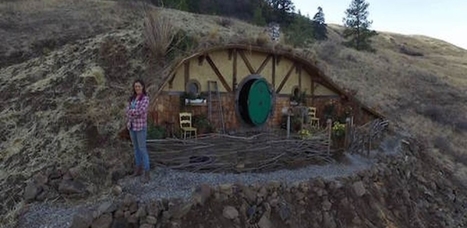 [inspiration] Maison enterrée style Hobbit dans le village de Chelan aux USA | Build Green, pour un habitat écologique | Scoop.it