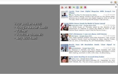 News factory &ndash; extensi&oacute;n para Chrome que nos trae los contenidos de nuestros canales RSS favoritos.- | Software+App+Web.- | Scoop.it