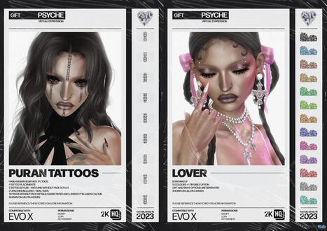 Puran Tattoos & Lover BOM Makeup July 2026 Group Gift by PSYCHE | Teleport Hub - Second Life Freebies | Second Life Freebies | Scoop.it