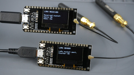 ESP32 with Built-in SX1276 LoRa and SSD1306 OLED Display (Review) | tecno4 | Scoop.it