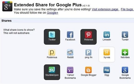 Cómo usar Google+ para compartir en diferentes redes sociales | @Tecnoedumx | Scoop.it