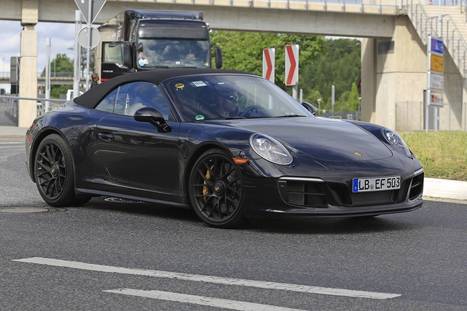 2018 Porsche 911 GTS with Turbocharging - Latest Spy Shots - GTspirit | Porsche cars are amazing autos | Scoop.it